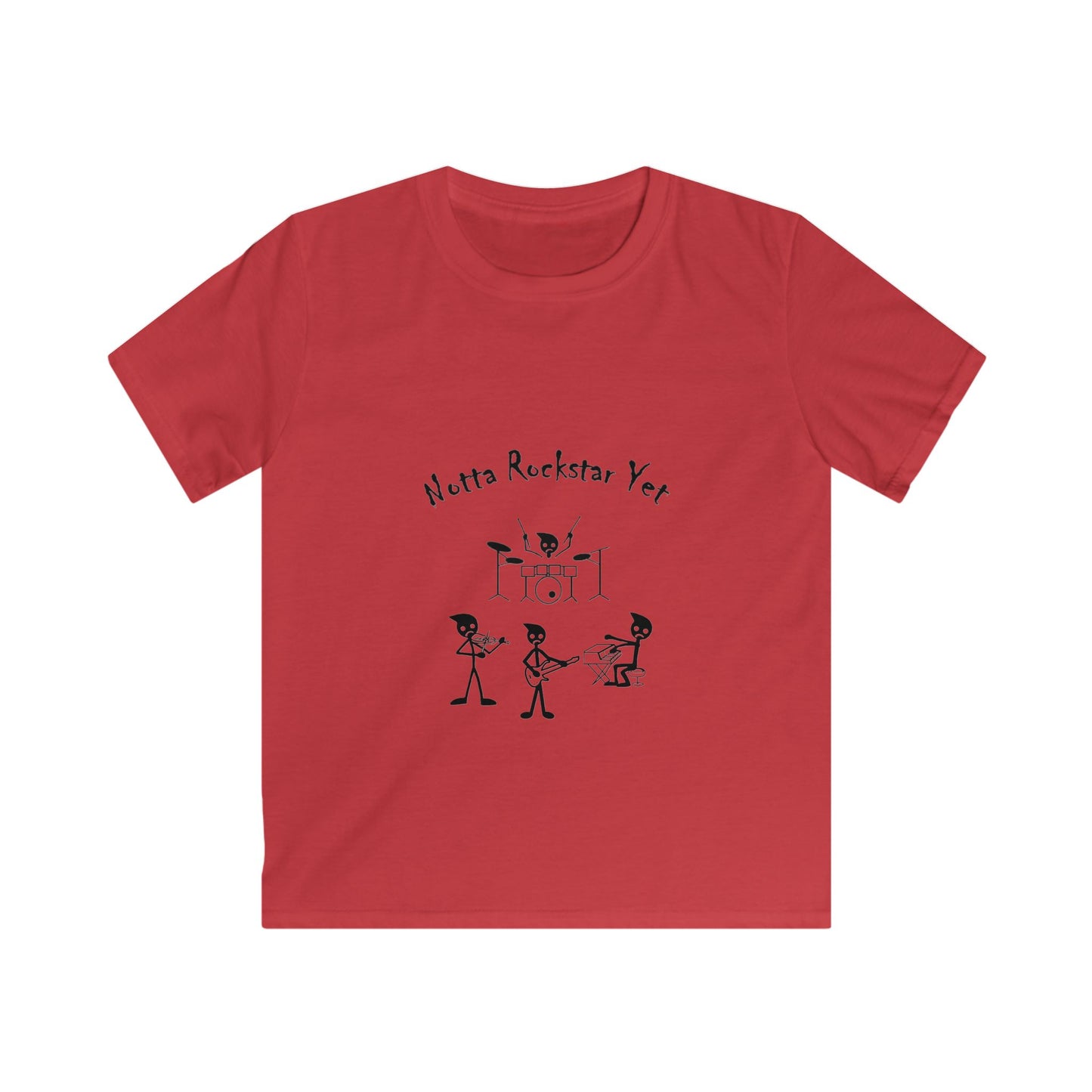 Notta Rockstar Yet Kids Tee - Fun, Playful T-Shirt for Aspiring Musicians