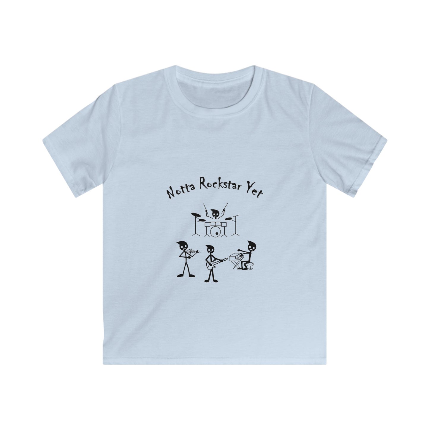 Notta Rockstar Yet Kids Tee - Fun, Playful T-Shirt for Aspiring Musicians