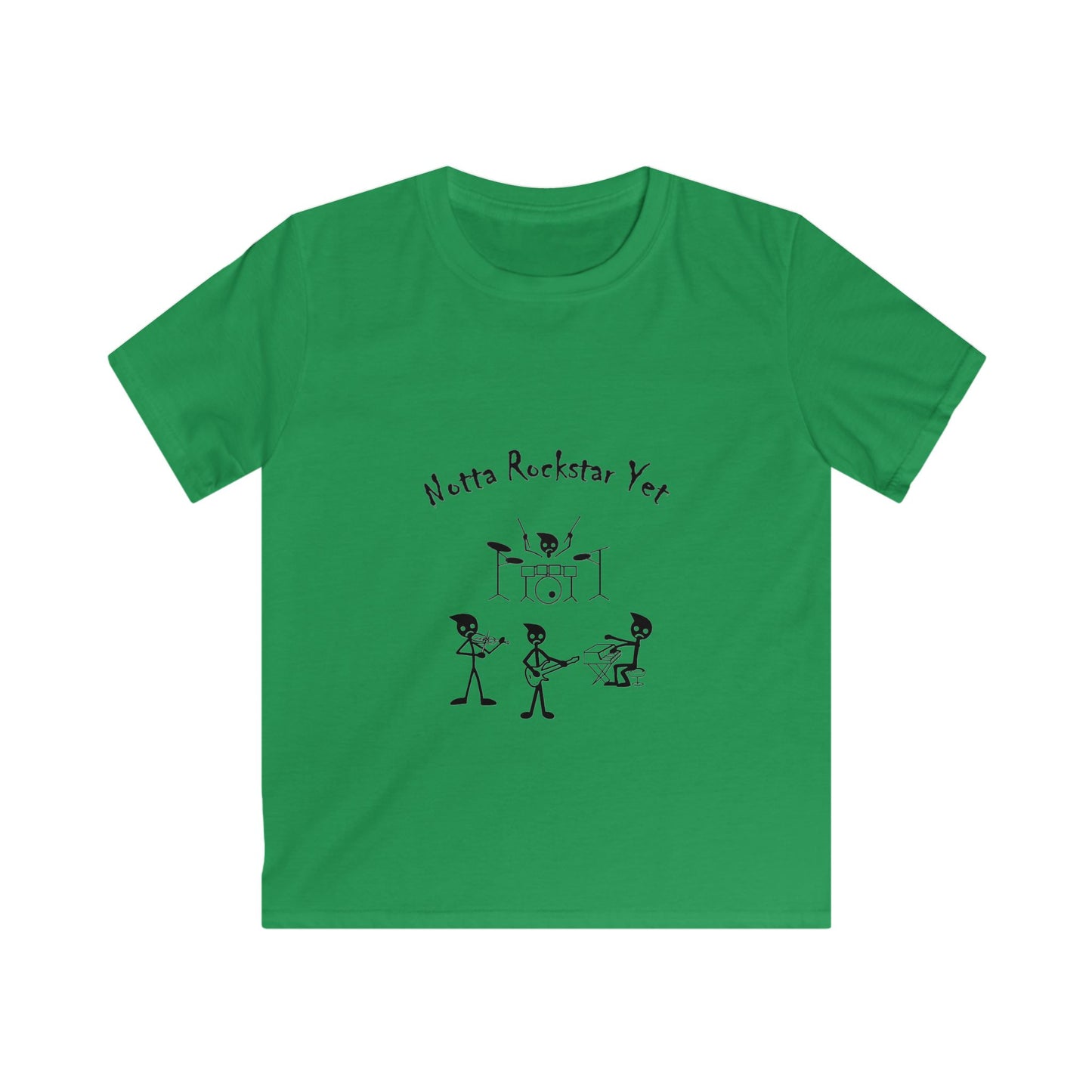 Notta Rockstar Yet Kids Tee - Fun, Playful T-Shirt for Aspiring Musicians