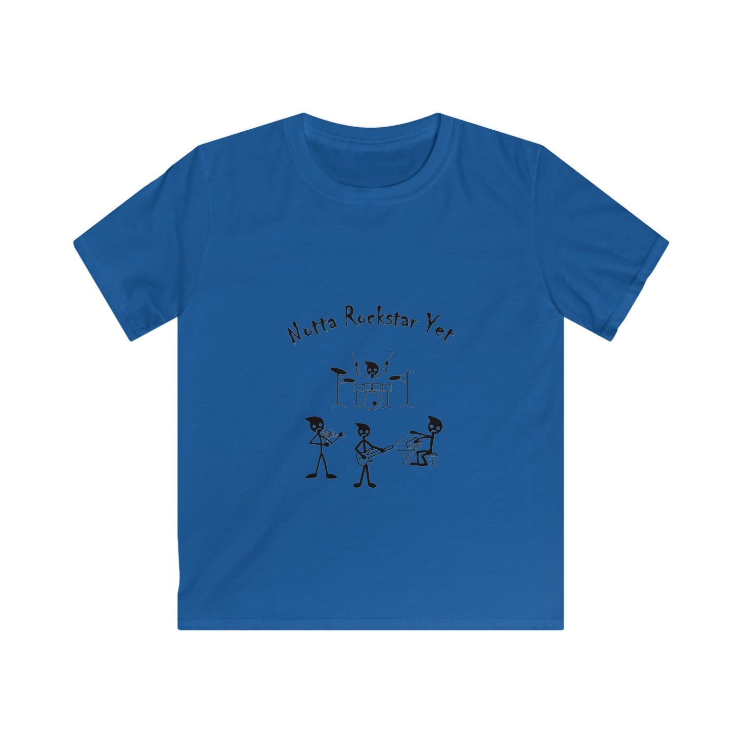 Notta Rockstar Yet Kids Tee - Fun, Playful T-Shirt for Aspiring Musicians