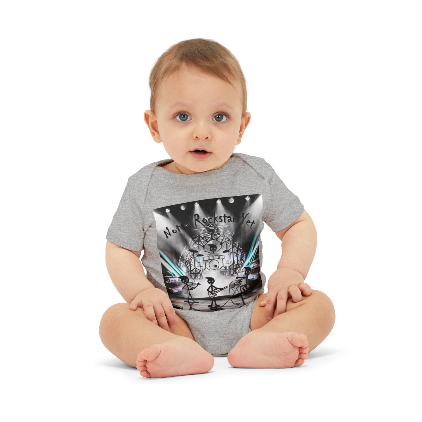 Notta Rockstar Yet-Infant Jersey One Piece - American