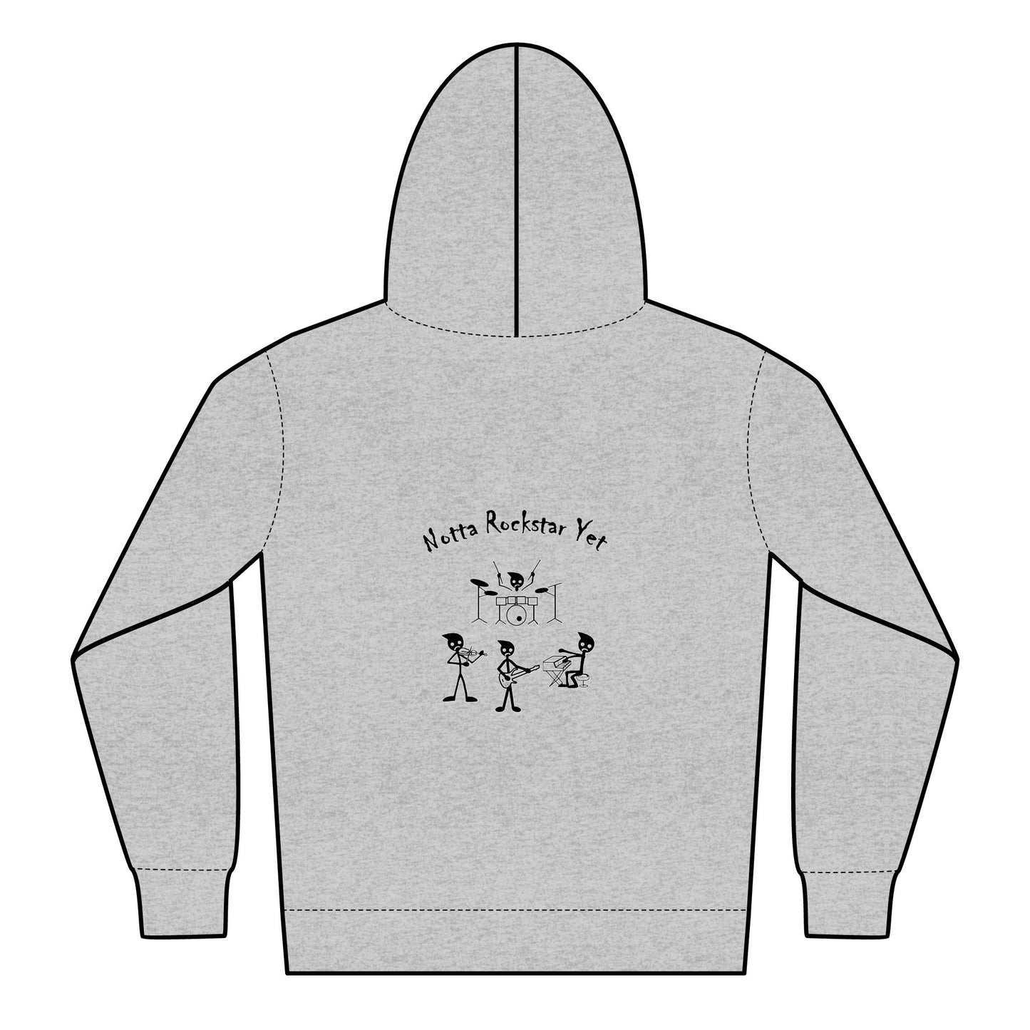 Youth Notta Rockstar Yet Heavy Blend Zipped Hoodie - Stylish and Comfortable for Everyday Wear