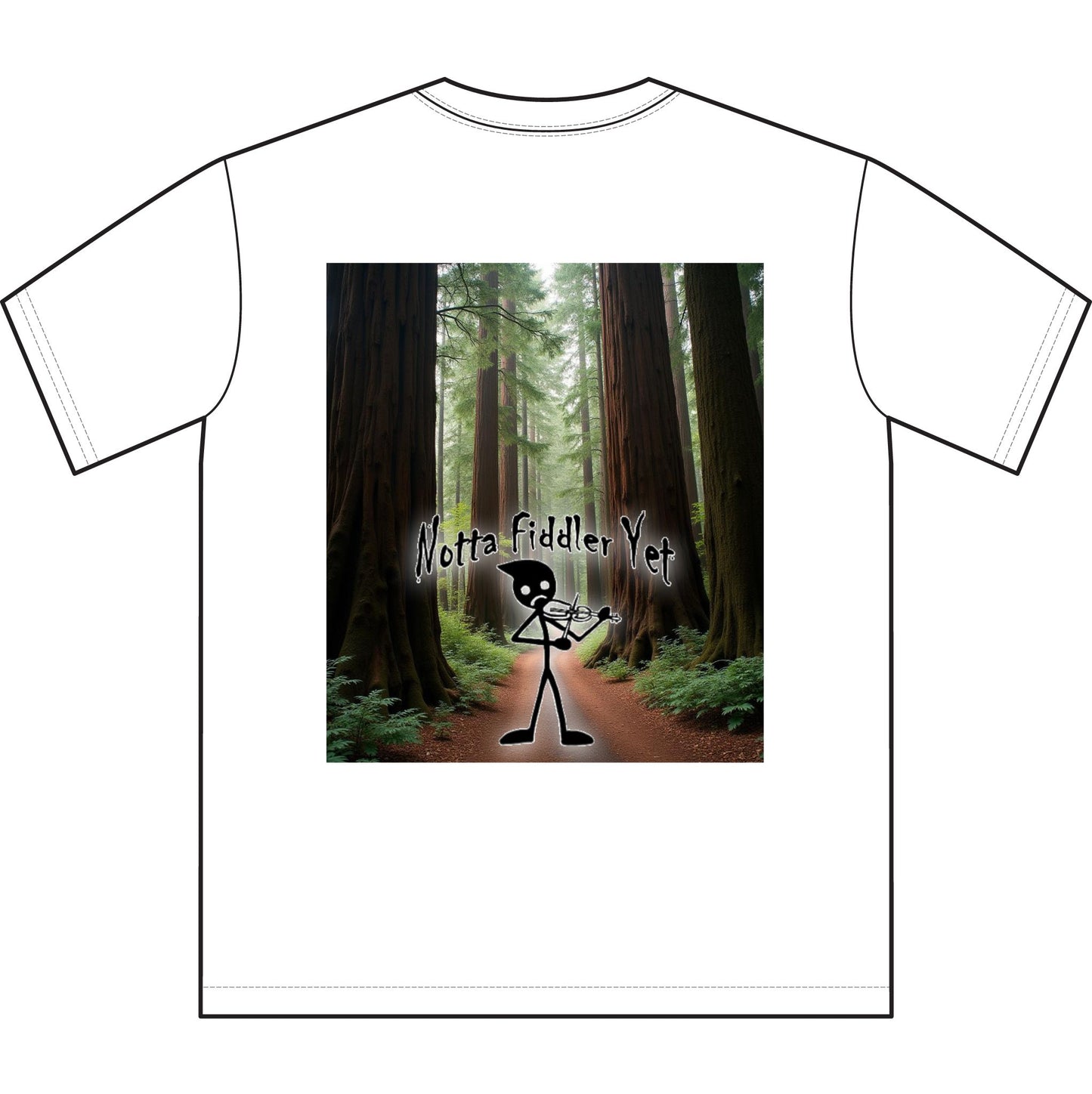Notta Fiddler Yet Unisex Sueded T-Shirt -Music Vibe Top