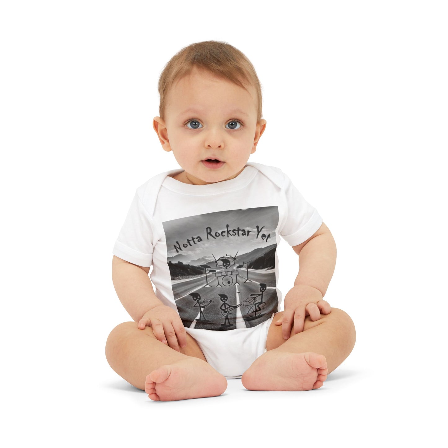 Notta Rockstar Yet-Infant Jersey One Piece - American