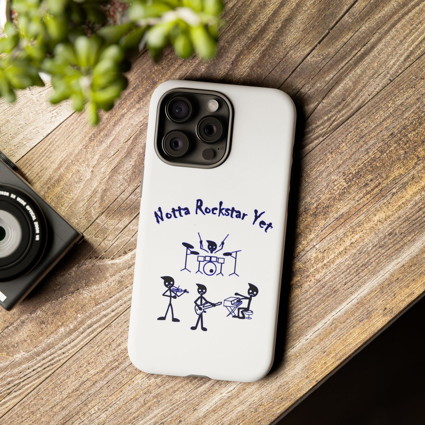 Notta Rockstar Yet Phone Case (Blue)