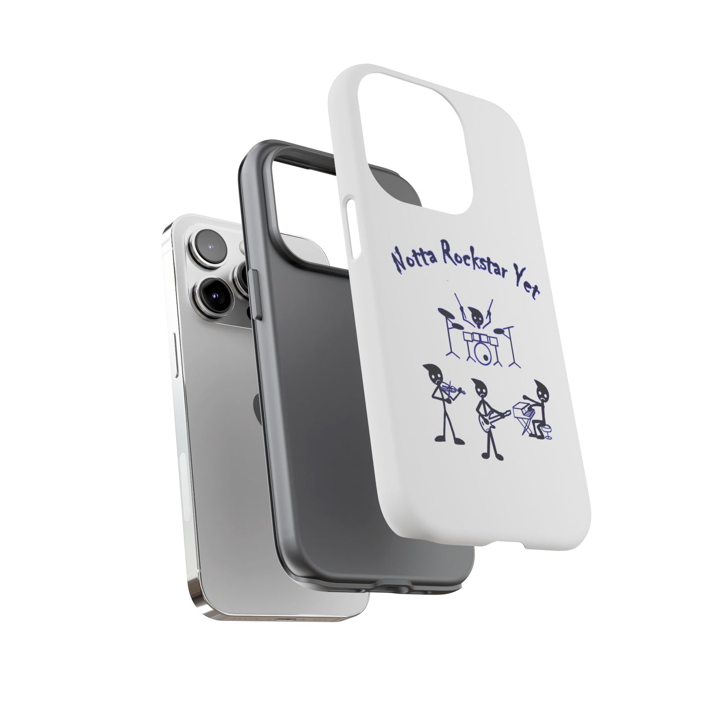 Notta Rockstar Yet Phone Case (Blue)