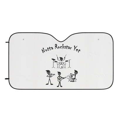 Notta Rockstar Yet - Car Sun Shade