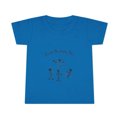 Notta Rockstar Yet Toddler T-Shirt - Fun Grey Tee for Future Stars