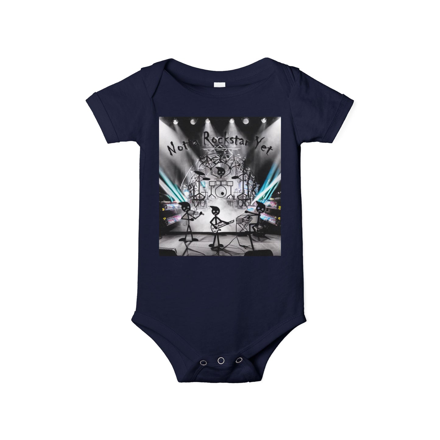 Notta Rockstar Yet-Infant Jersey One Piece - American