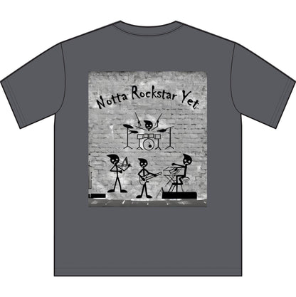 Notta Rockstar Yet Unisex Sueded T-Shirt -Music Vibe Top