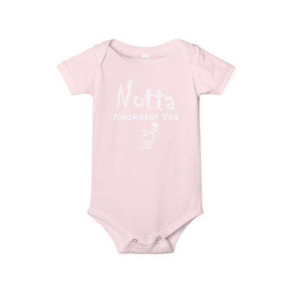 Notta Rockstar Yet (Notta Pianist Yet)-Infant Jersey One Piece - American