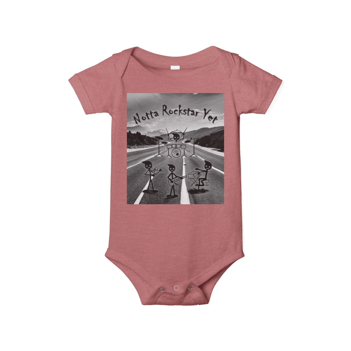 Notta Rockstar Yet-Infant Jersey One Piece - American