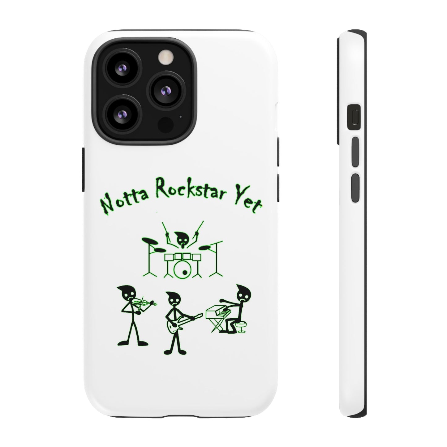 Notta Rockstar Yet Phone Case (Green)