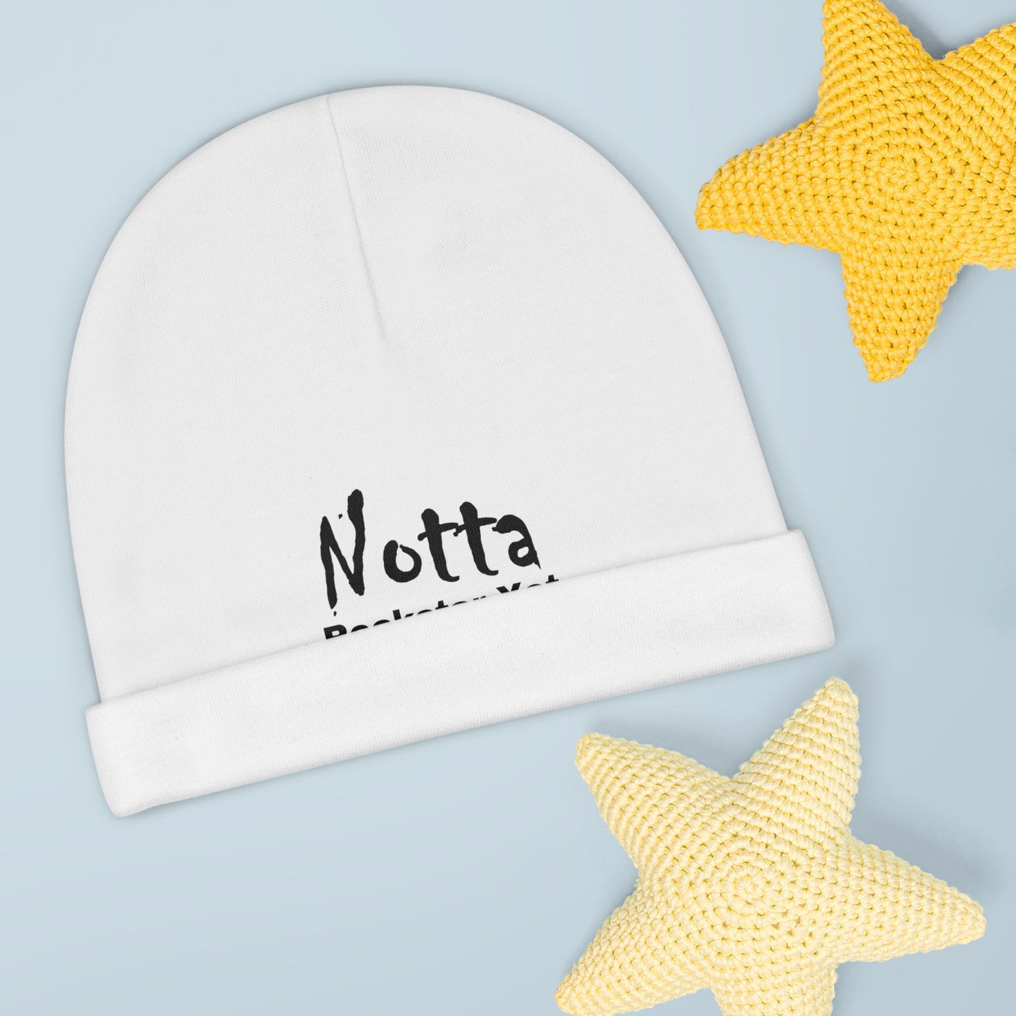 Notta Rockstar Yet Baby Beanie (AOP)