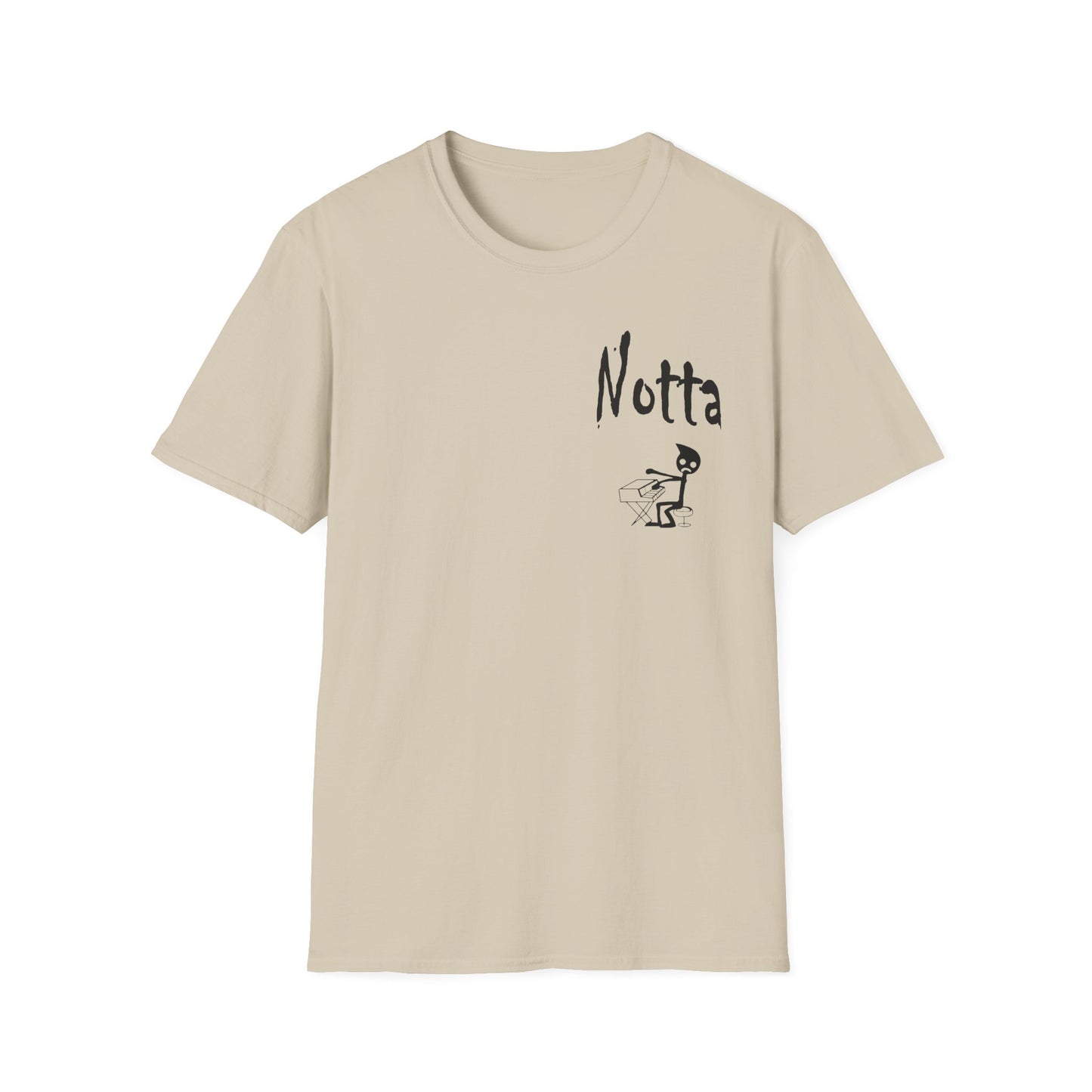 Notta Pianist Yet Unisex Softstyle T-Shirt - Music Lover Gift