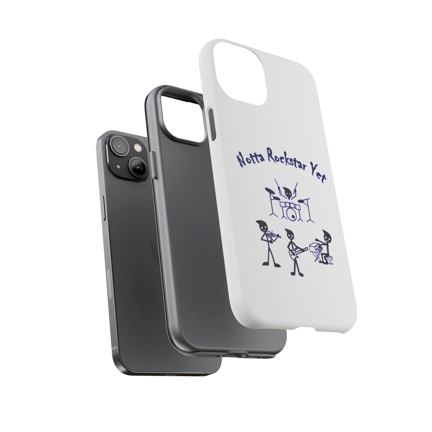 Notta Rockstar Yet Phone Case (Blue)