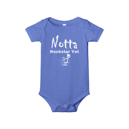 Notta Rockstar Yet (Notta Pianist Yet)-Infant Jersey One Piece - American