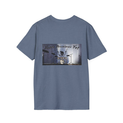 Notta Drummer Yet Unisex Softstyle T-Shirt - Cool Musician Gift