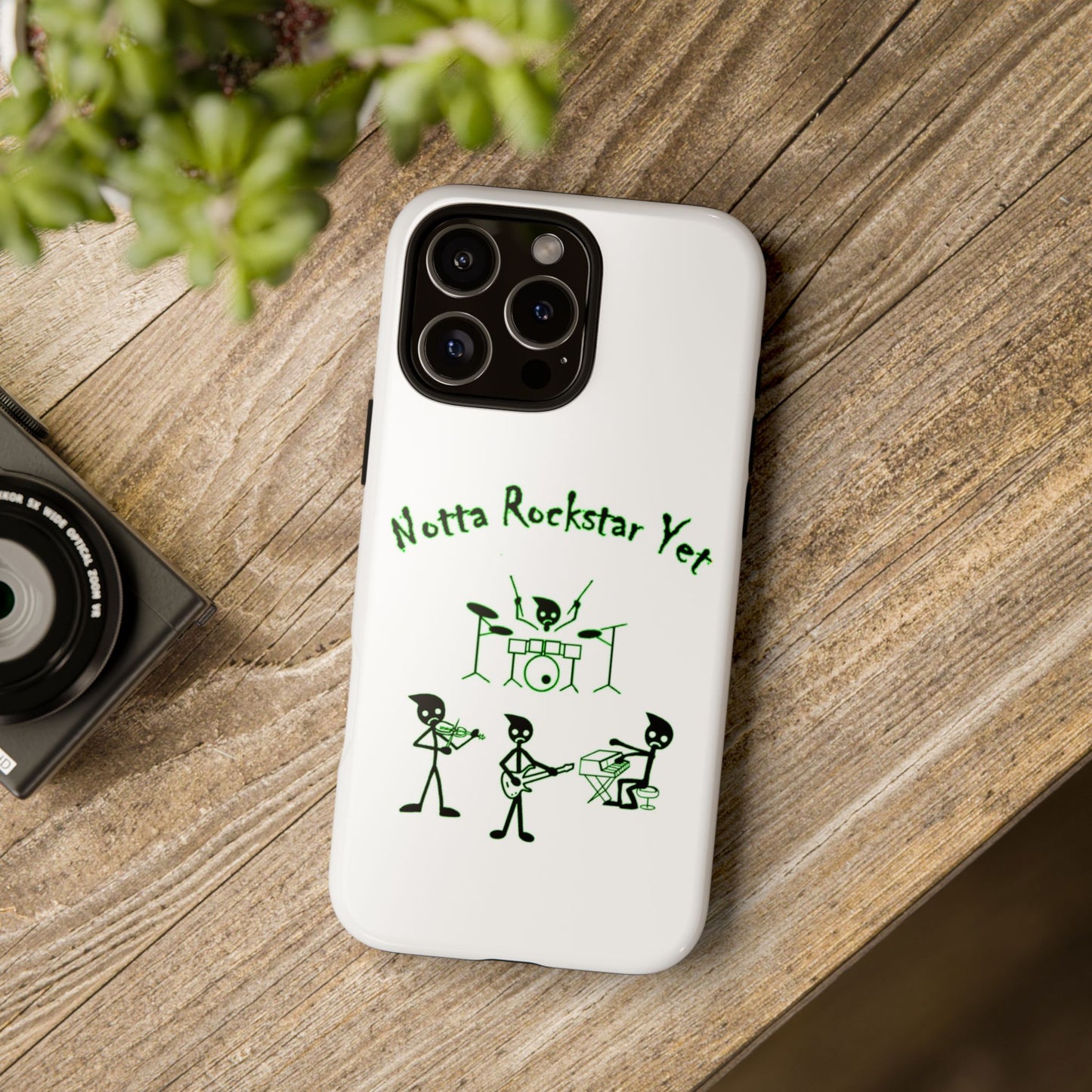 Notta Rockstar Yet Phone Case (Green)
