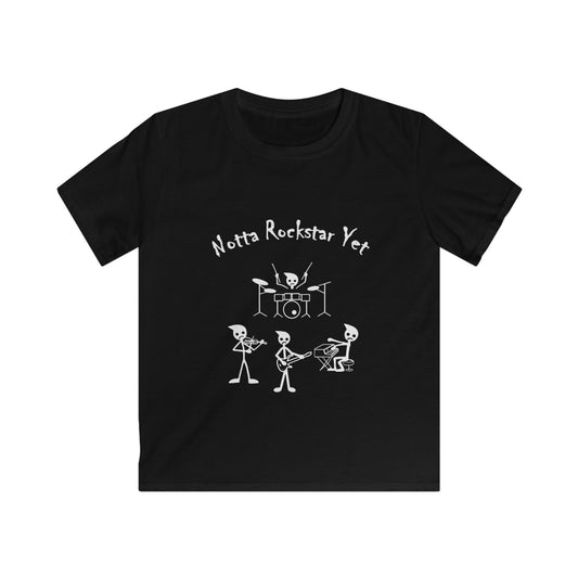 Kids Notta Rockstar Yet Tee - Perfect for Aspiring Musicians