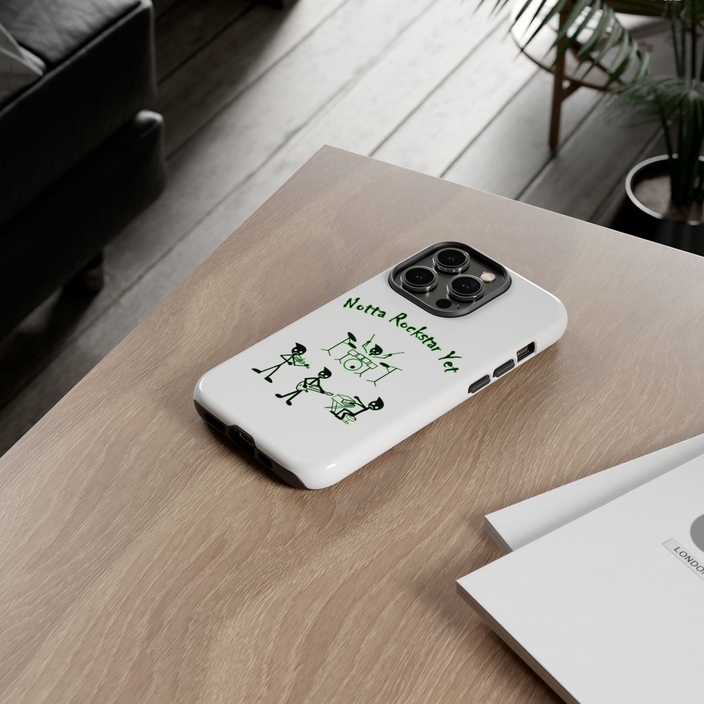 Notta Rockstar Yet Phone Case (Green)