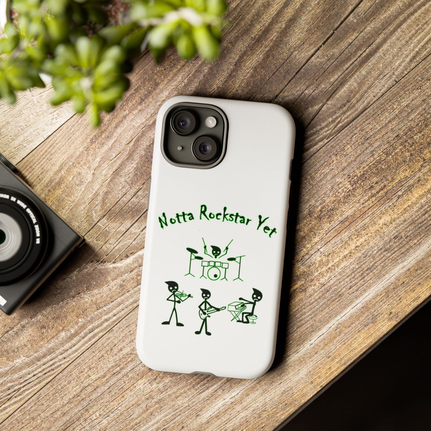 Notta Rockstar Yet Phone Case (Green)