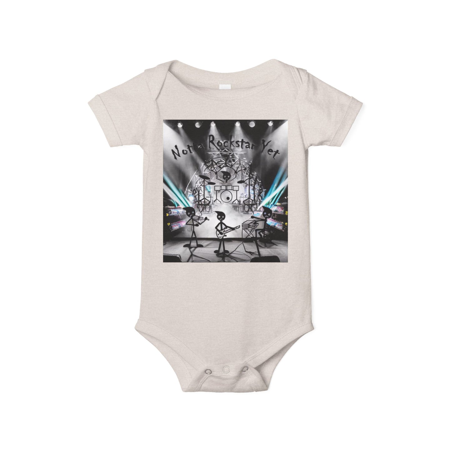 Notta Rockstar Yet-Infant Jersey One Piece - American