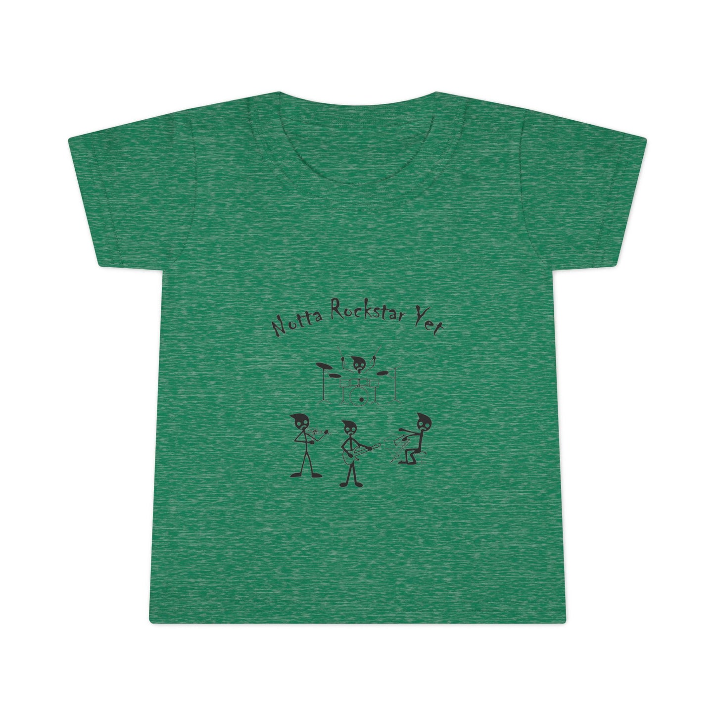 Notta Rockstar Yet Toddler T-Shirt - Fun Grey Tee for Future Stars