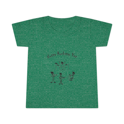 Notta Rockstar Yet Toddler T-Shirt - Fun Grey Tee for Future Stars