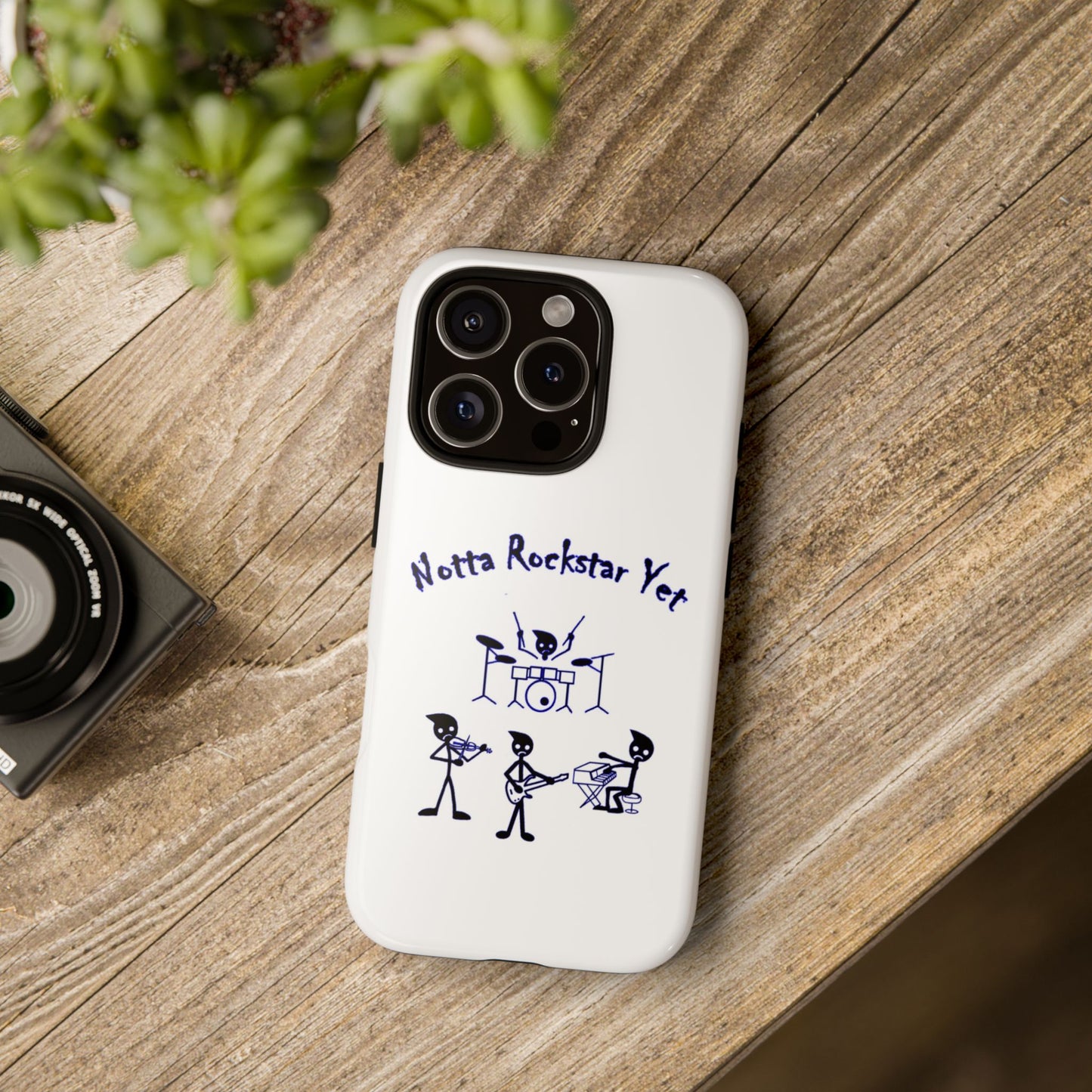 Notta Rockstar Yet Phone Case (Blue)