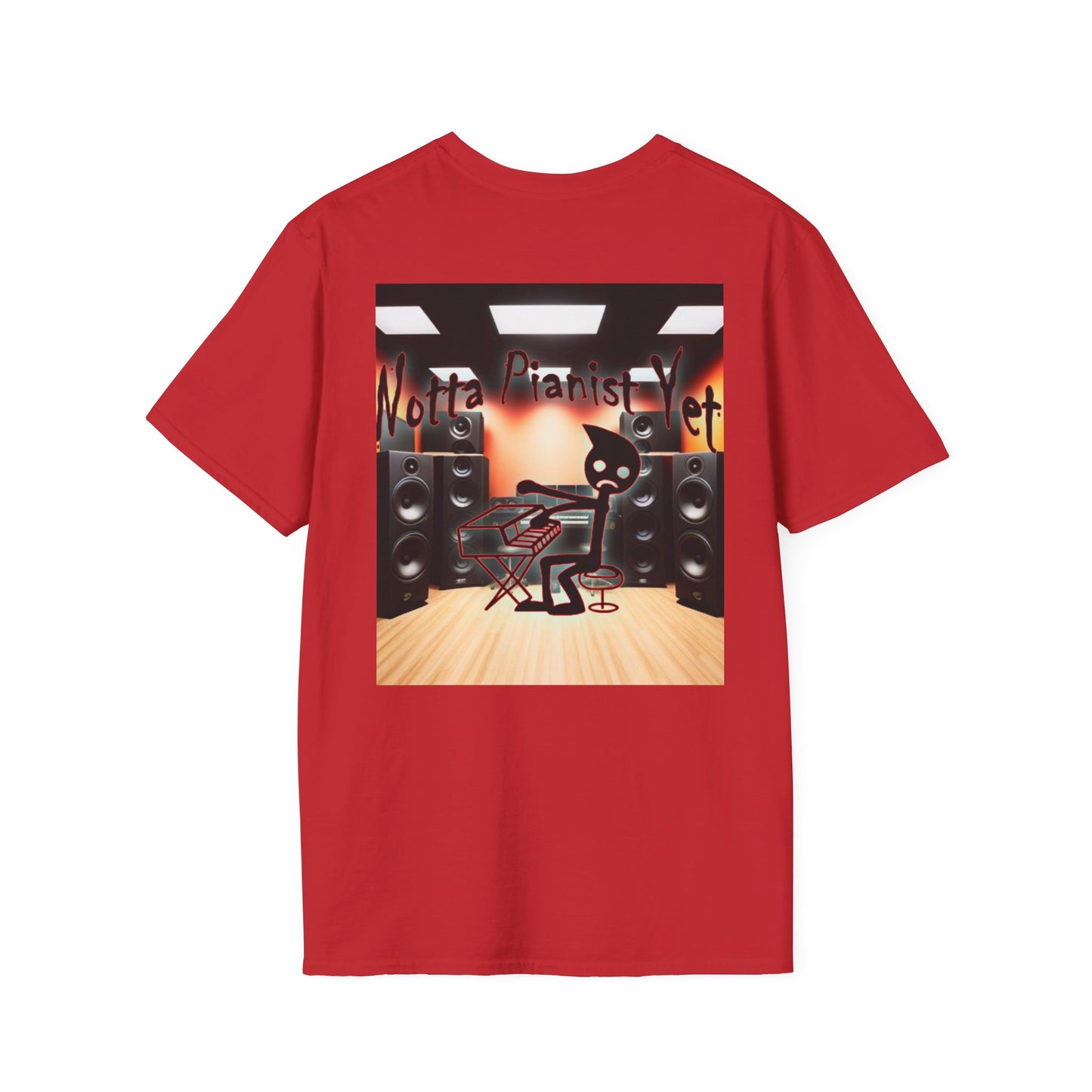 Notta Pianist Yet Unisex Softstyle T-Shirt - Music Lover Gift