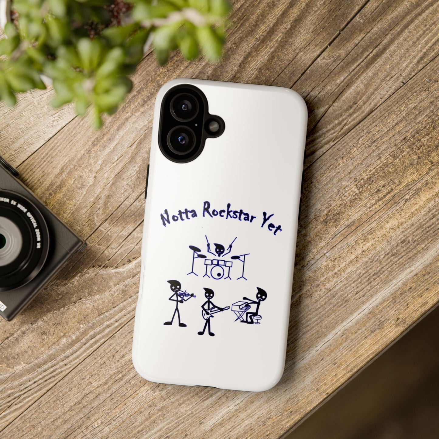 Notta Rockstar Yet Phone Case (Blue)