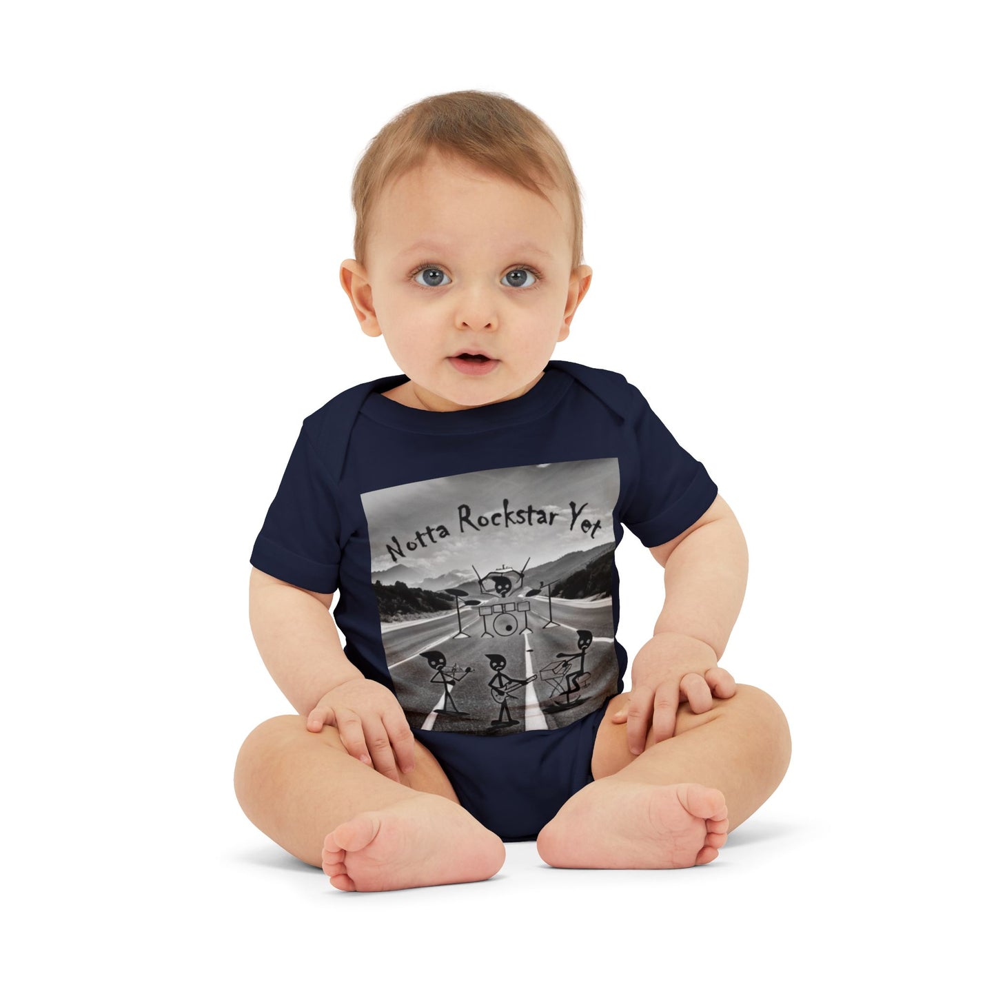 Notta Rockstar Yet-Infant Jersey One Piece - American