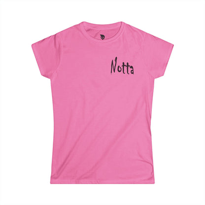 Notta Rockstar Yet Women's Softstyle Tee - Fun & Comfy Tee for Music Lovers