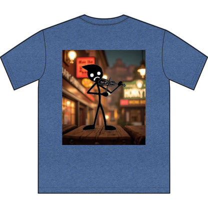 Notta Fiddler Yet Unisex Sueded T-Shirt -Music Vibe Top