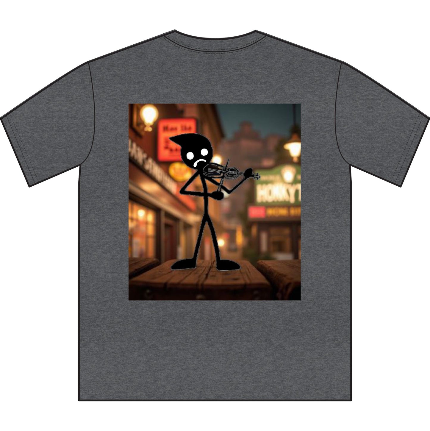 Notta Fiddler Yet Unisex Sueded T-Shirt -Music Vibe Top