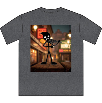 Notta Fiddler Yet Unisex Sueded T-Shirt -Music Vibe Top