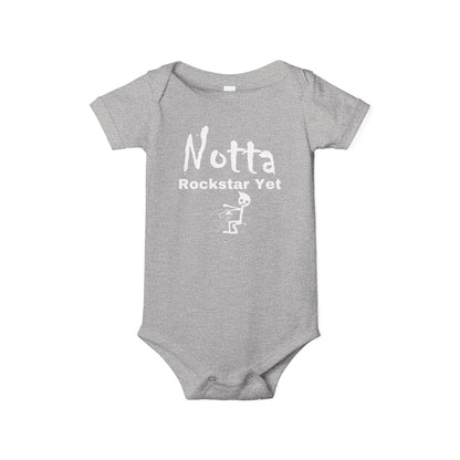 Notta Rockstar Yet (Notta Pianist Yet)-Infant Jersey One Piece - American