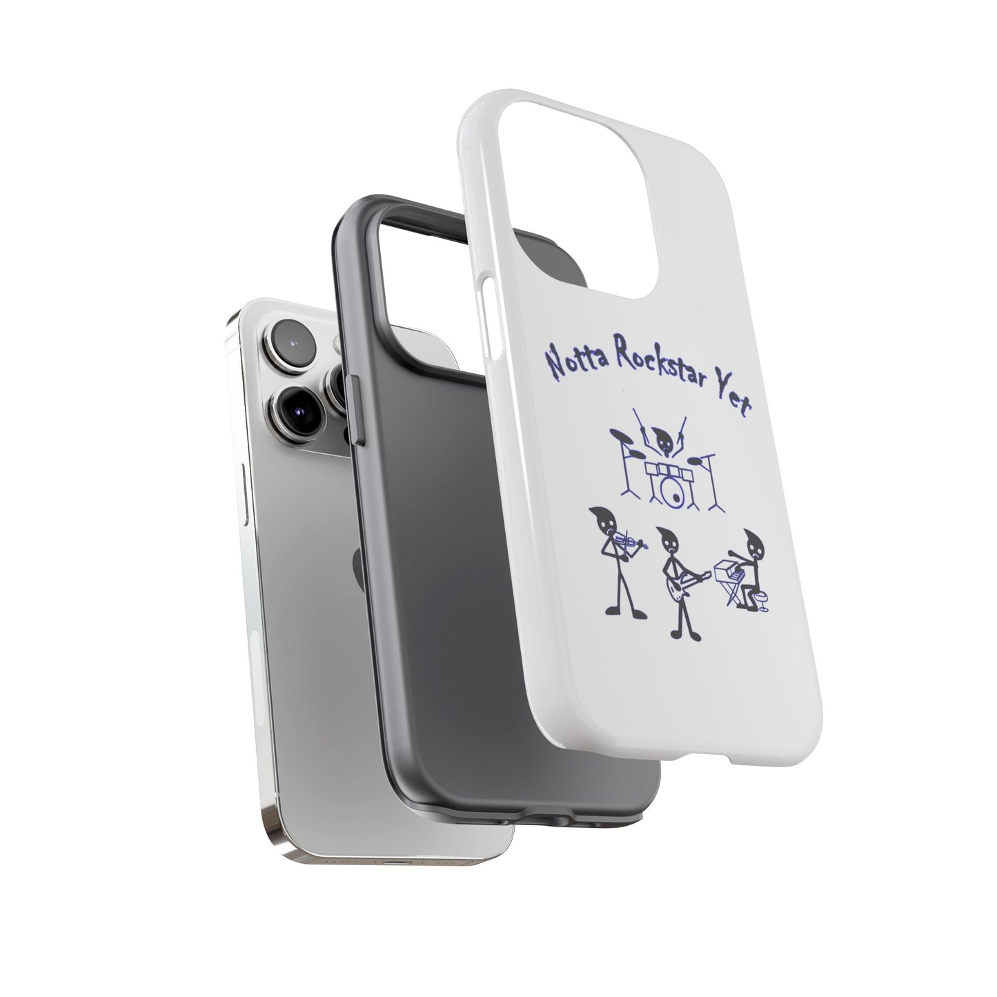 Notta Rockstar Yet Phone Case (Blue)
