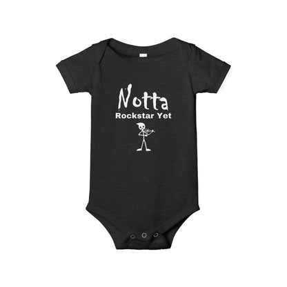 Notta Rockstar Yet (Notta Fiddler Yet)-Infant Jersey One Piece - American
