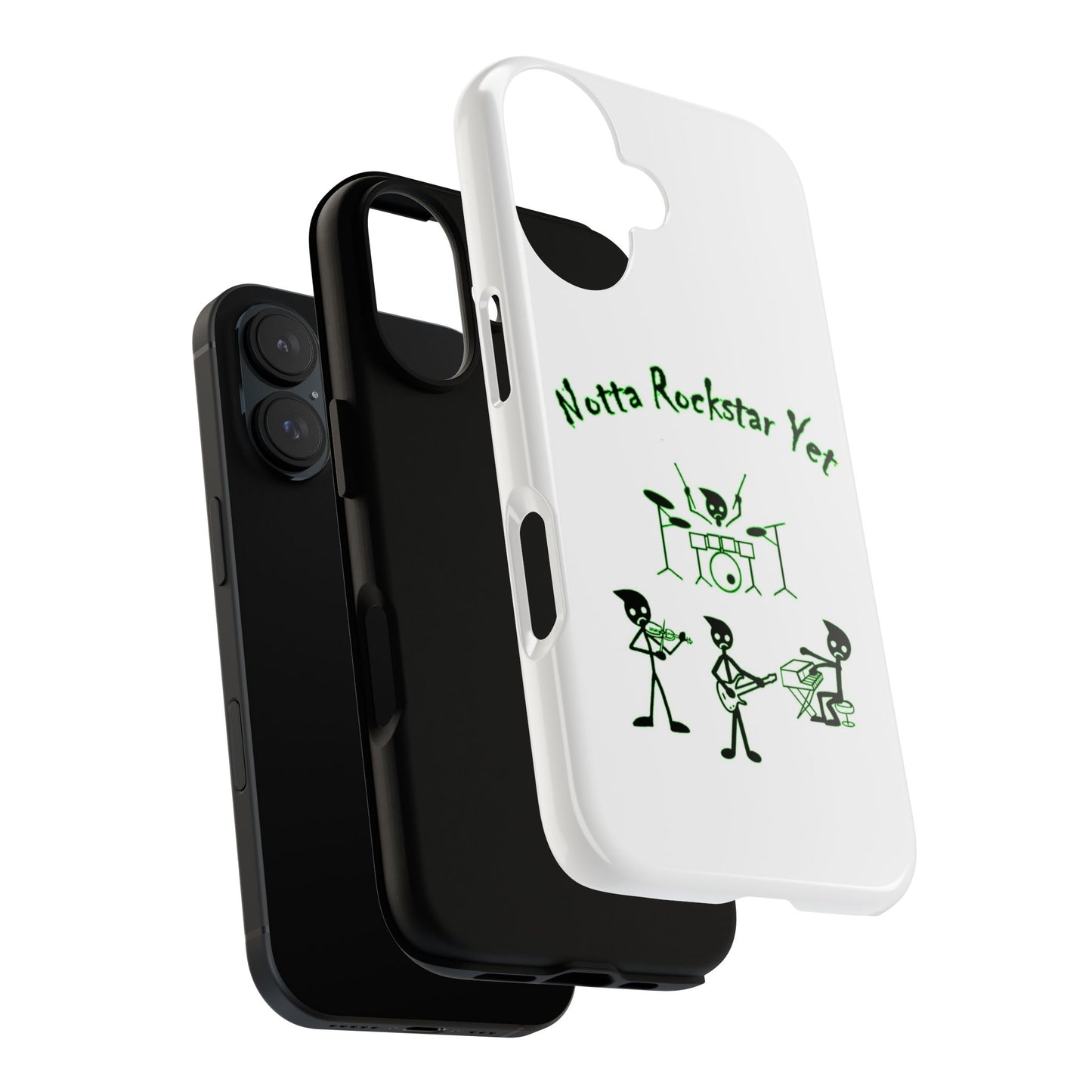 Notta Rockstar Yet Phone Case (Green)