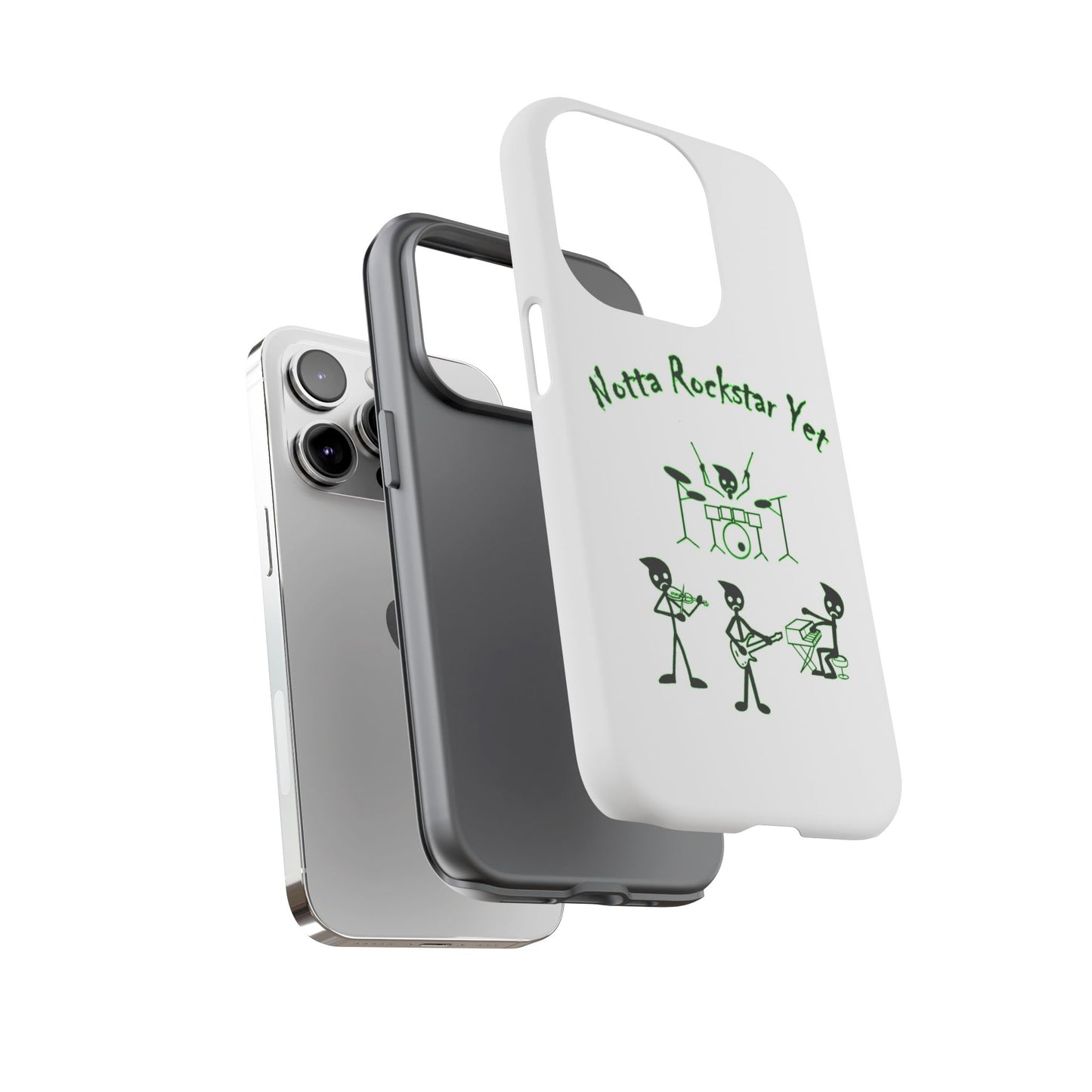 Notta Rockstar Yet Phone Case (Green)