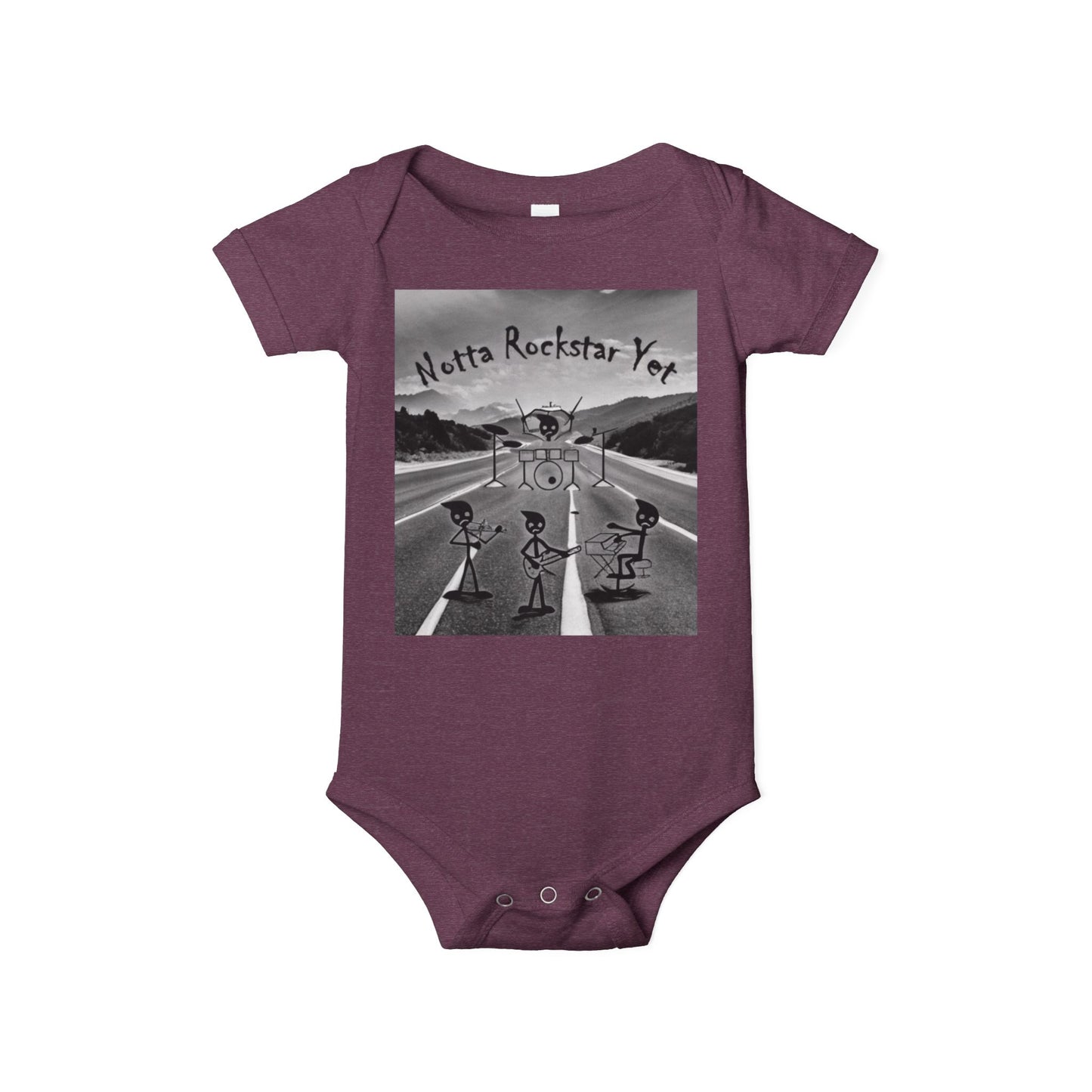 Notta Rockstar Yet-Infant Jersey One Piece - American