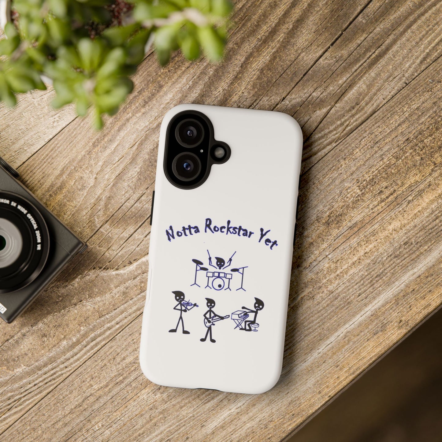 Notta Rockstar Yet Phone Case (Blue)