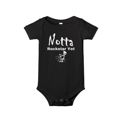 Notta Rockstar Yet (Notta Pianist Yet)-Infant Jersey One Piece - American