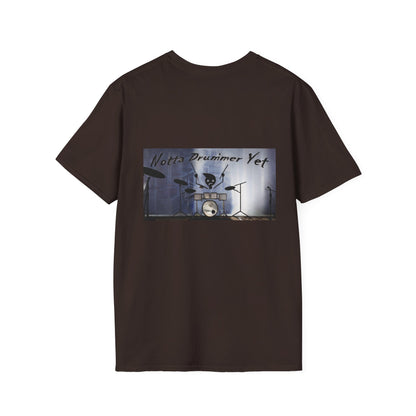 Notta Drummer Yet Unisex Softstyle T-Shirt - Cool Musician Gift