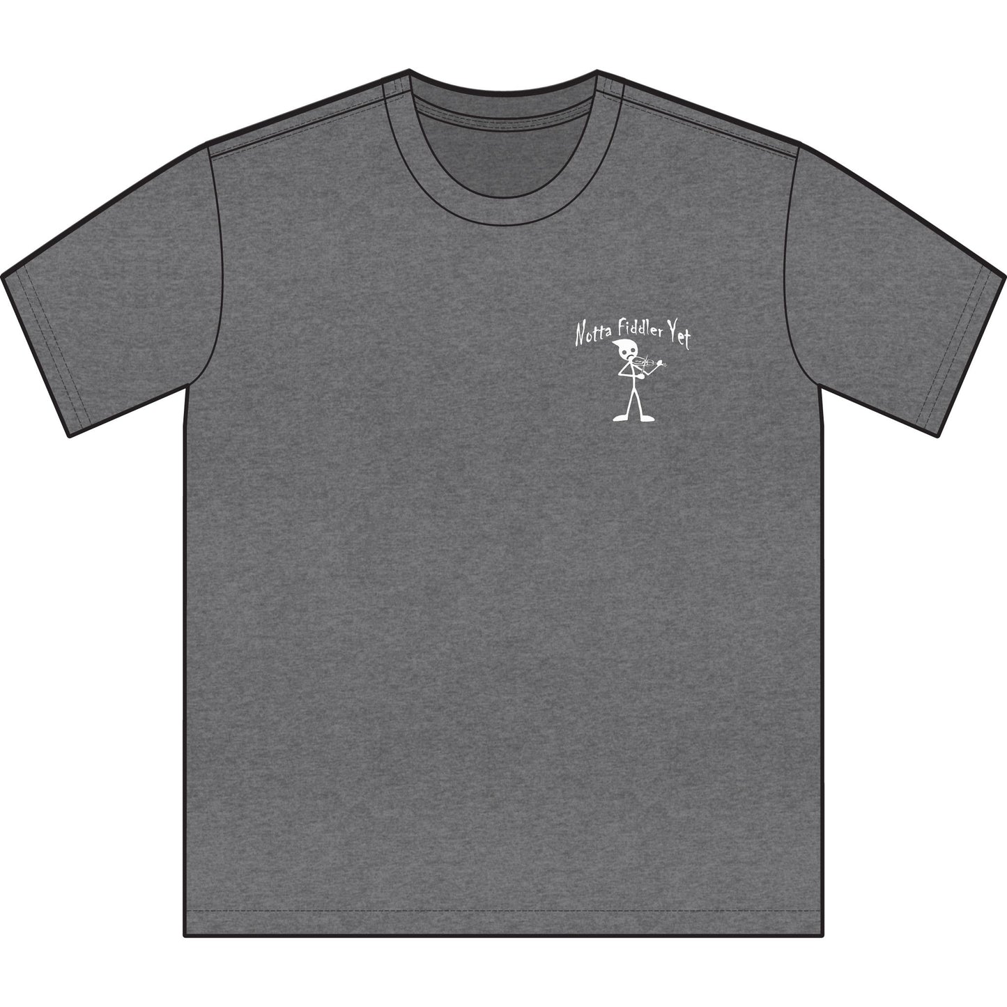 Notta Fiddler Yet Unisex Sueded T-Shirt -Music Vibe Top