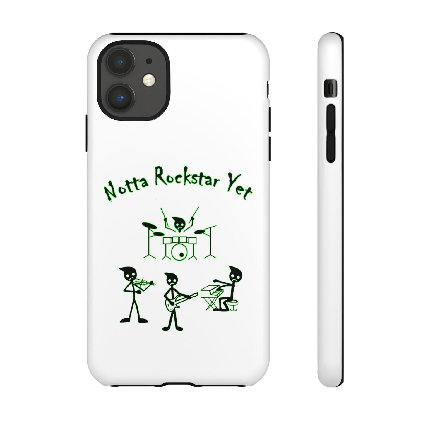 Notta Rockstar Yet Phone Case (Green)
