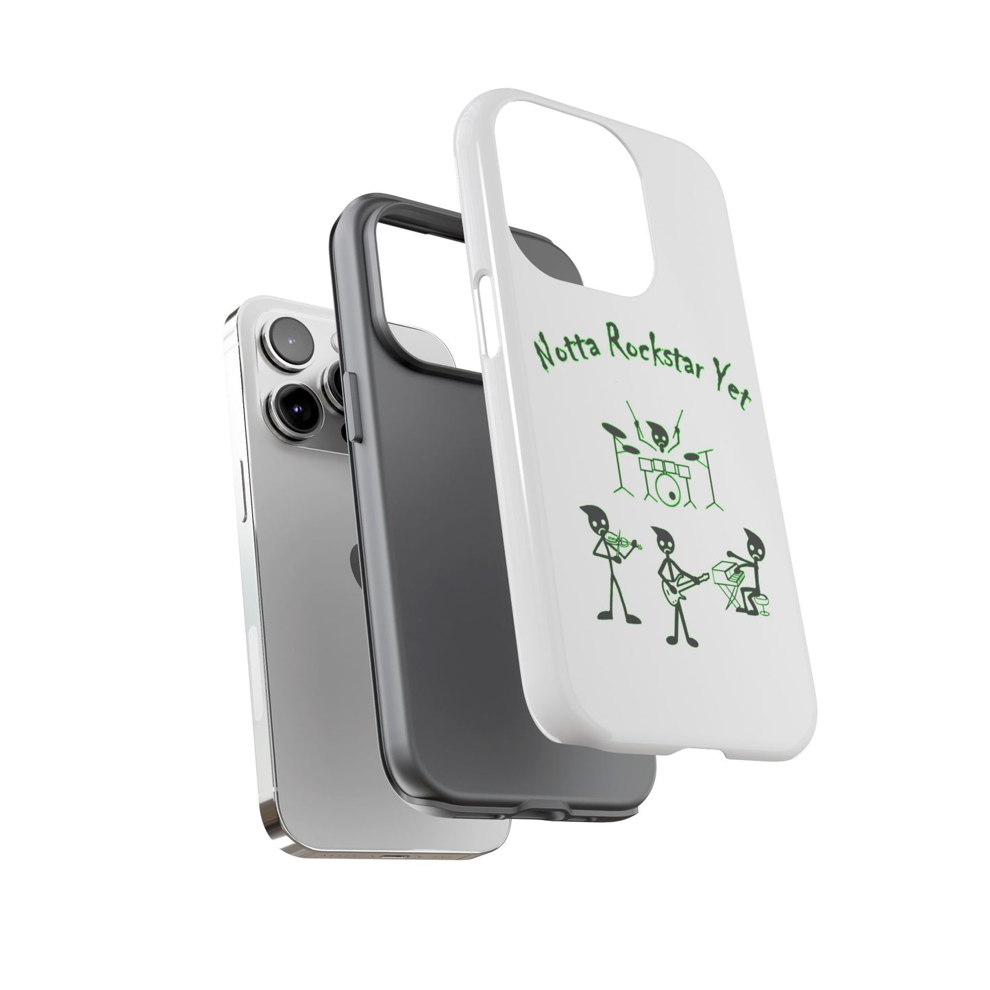 Notta Rockstar Yet Phone Case (Green)