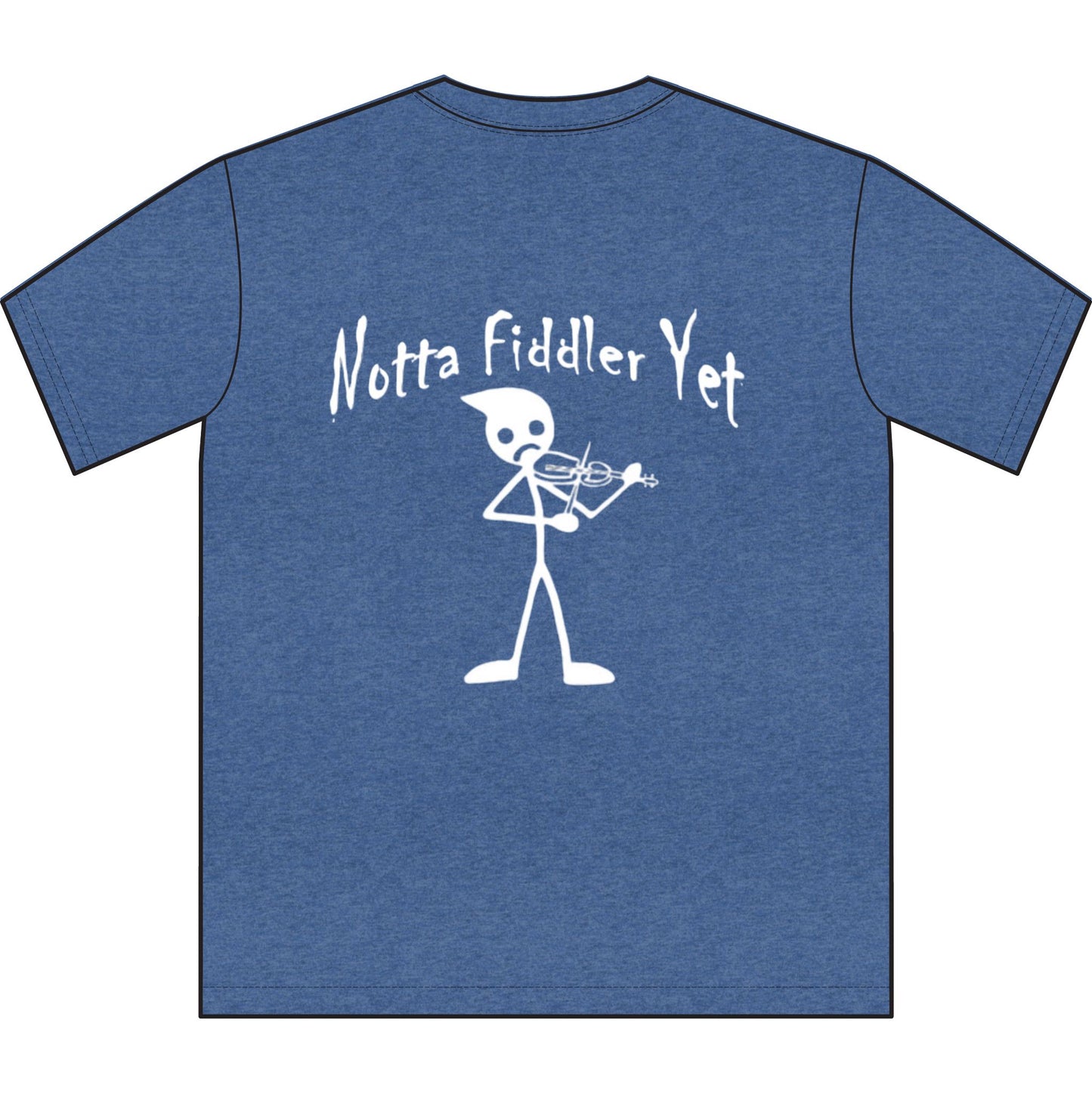 Notta Fiddler Yet Unisex Sueded T-Shirt -Music Vibe Top